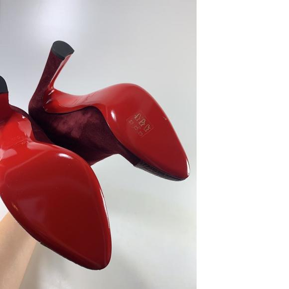 Me in the 90s Snakeskin Tanin Burgundy embossed abstract 100mm d711 - Picture 9 of 12